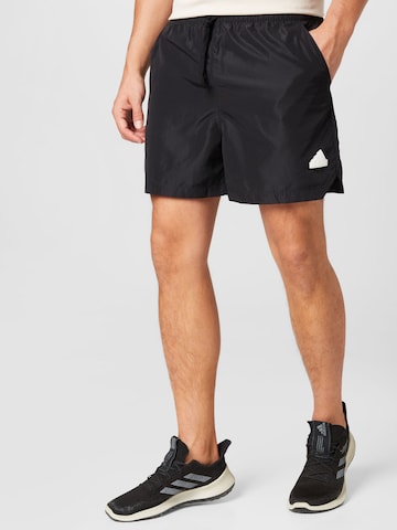 ADIDAS SPORTSWEAR - Regular Calças de desporto 'Tech' em preto: frente