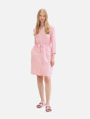 TOM TAILOR Платье-рубашка в Ярко-розовый