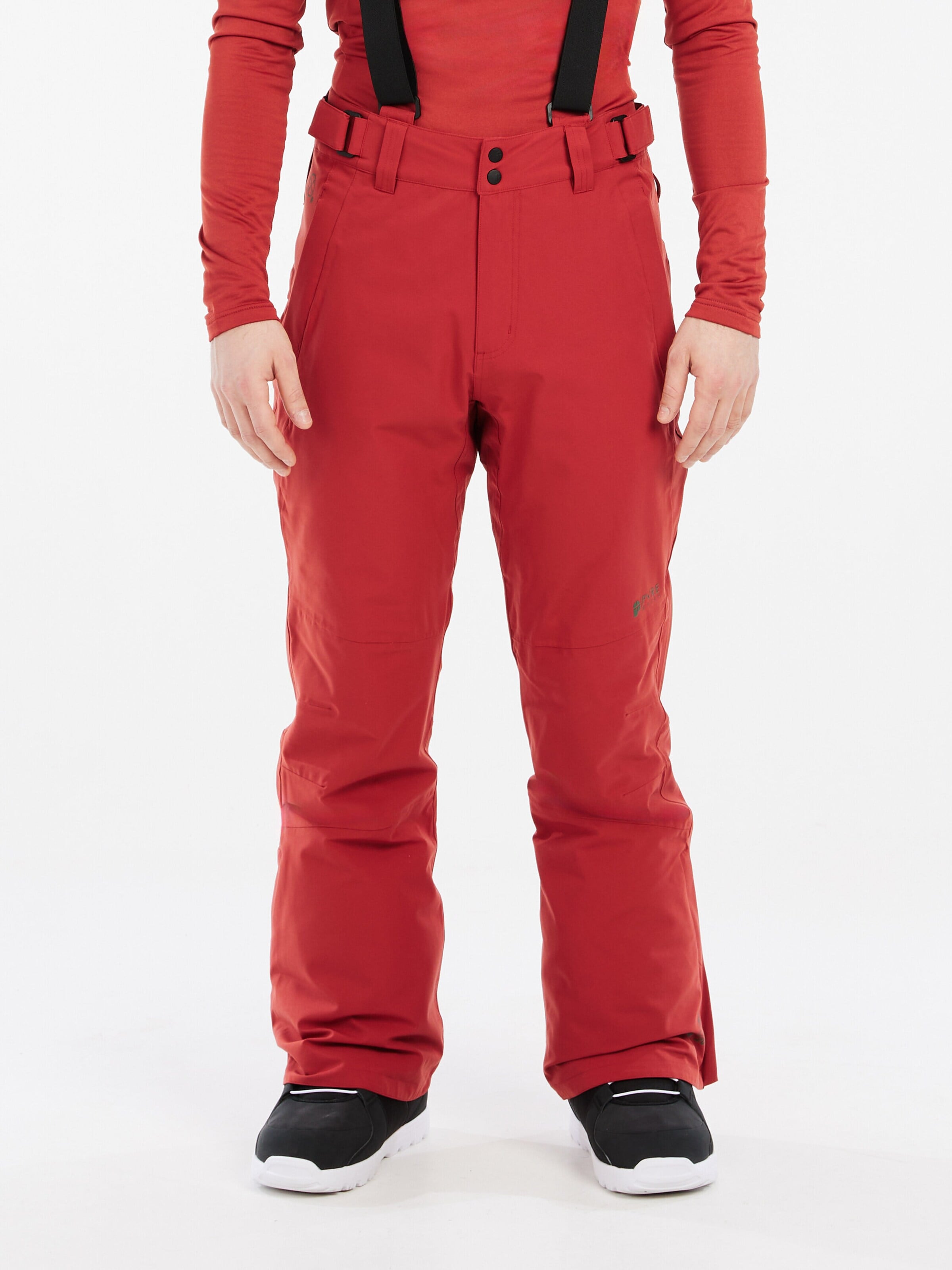 Regular Pantalon de sport 'PRTMIKADO' PROTEST en rouge : devant