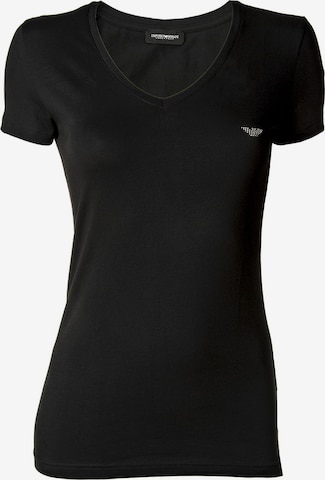 T-shirt Emporio Armani en noir : devant