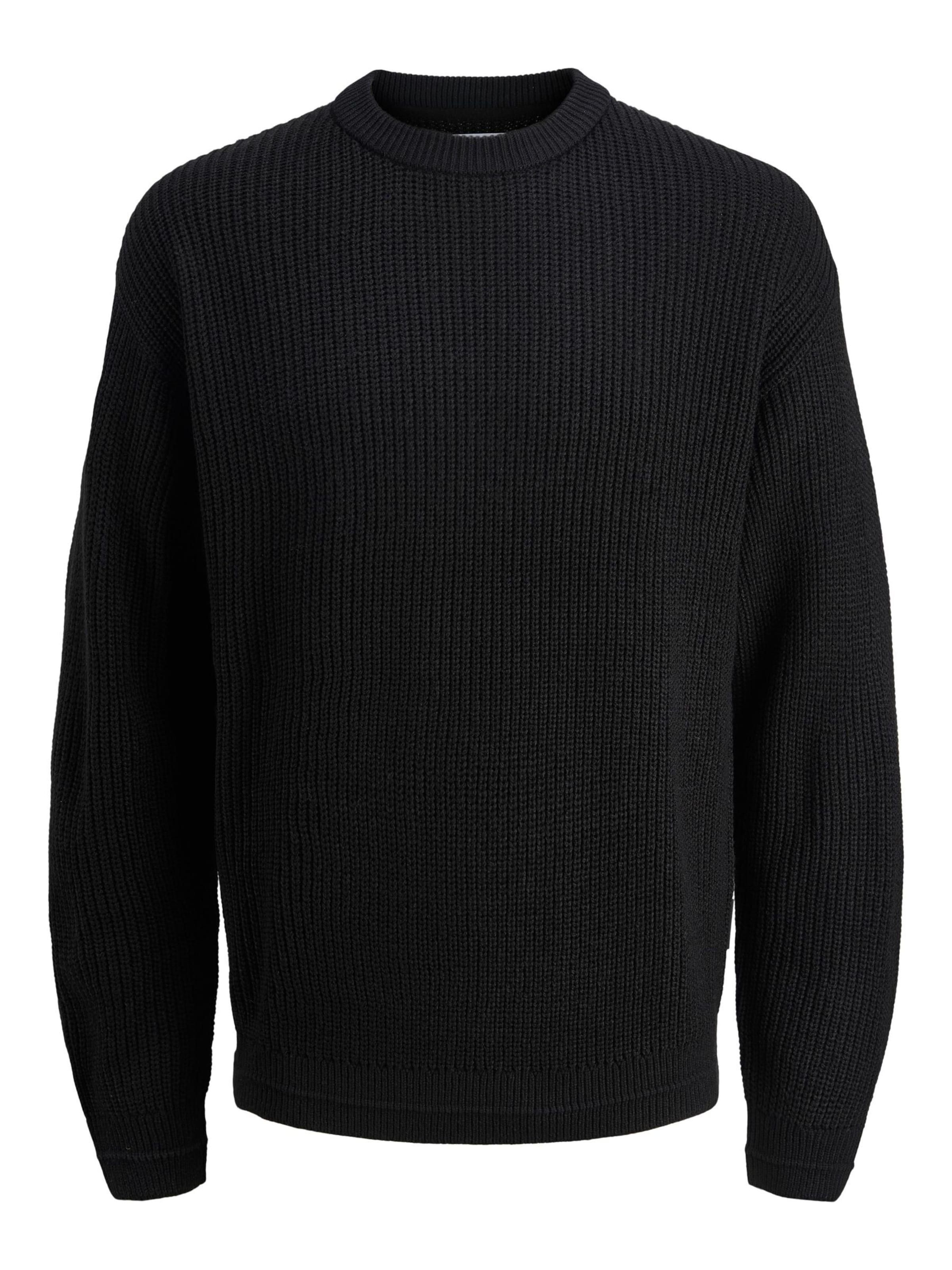 Jack & Jones Junior Sweater in Black: front