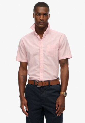 Chemise 'City' Superdry en rose : devant
