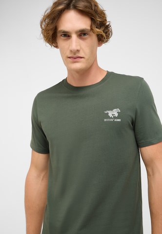 MUSTANG T-Shirt 'Austin' in Grün