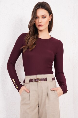 Trend Alaçatı Stili Shirt in Rood: voorkant