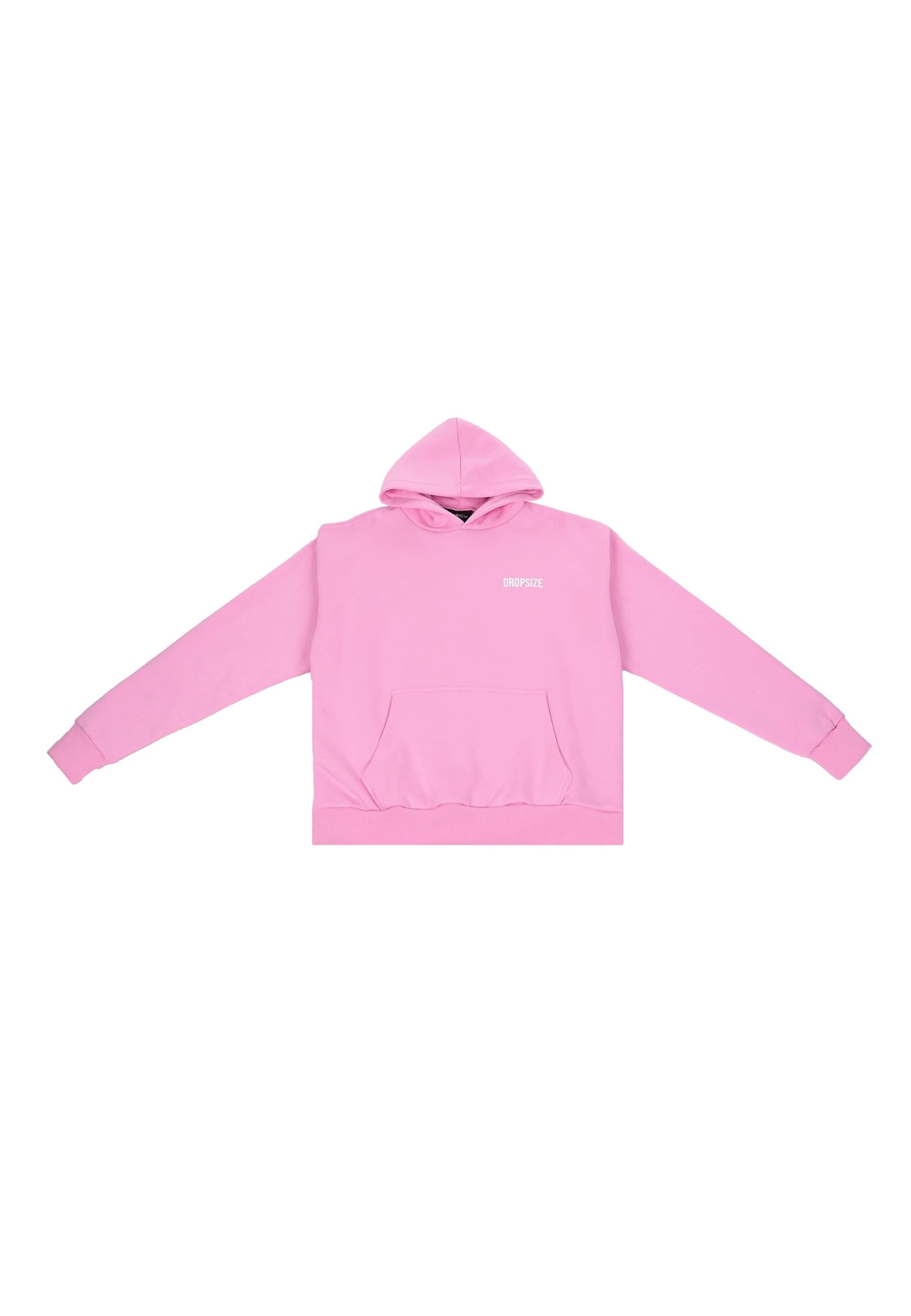 Sweat-shirt Dropsize en rose : devant