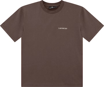 T-Shirt 'Last Bucks | Capital Tee' Last Bucks en marron : devant