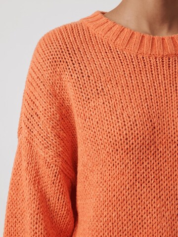 americandreams Oversized sweater 'Pepper' in Orange