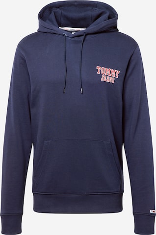 Sweat-shirt Tommy Jeans en bleu : devant