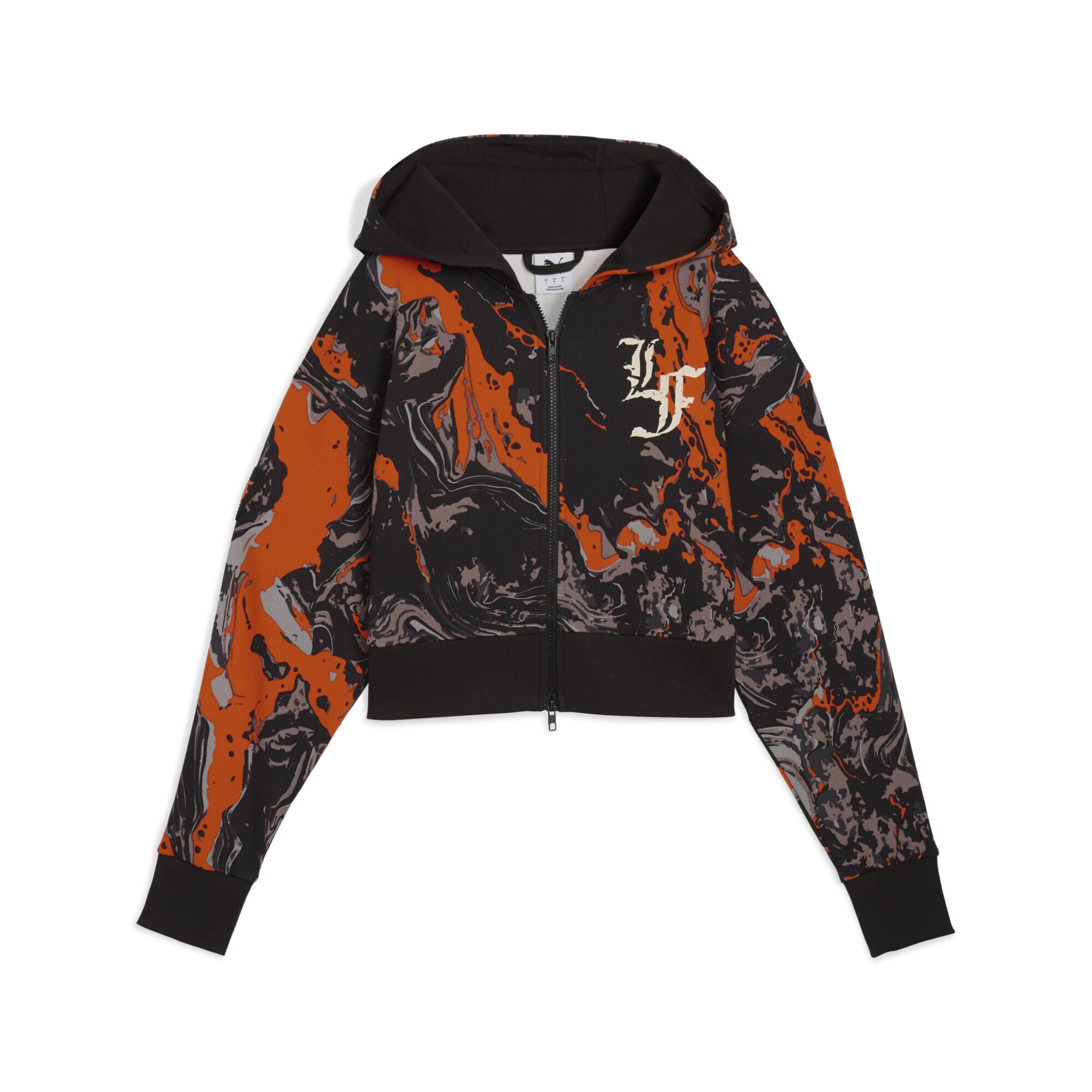 PUMA Sweatjacke 'Lafrancé Heem' in Orange: Vorderseite