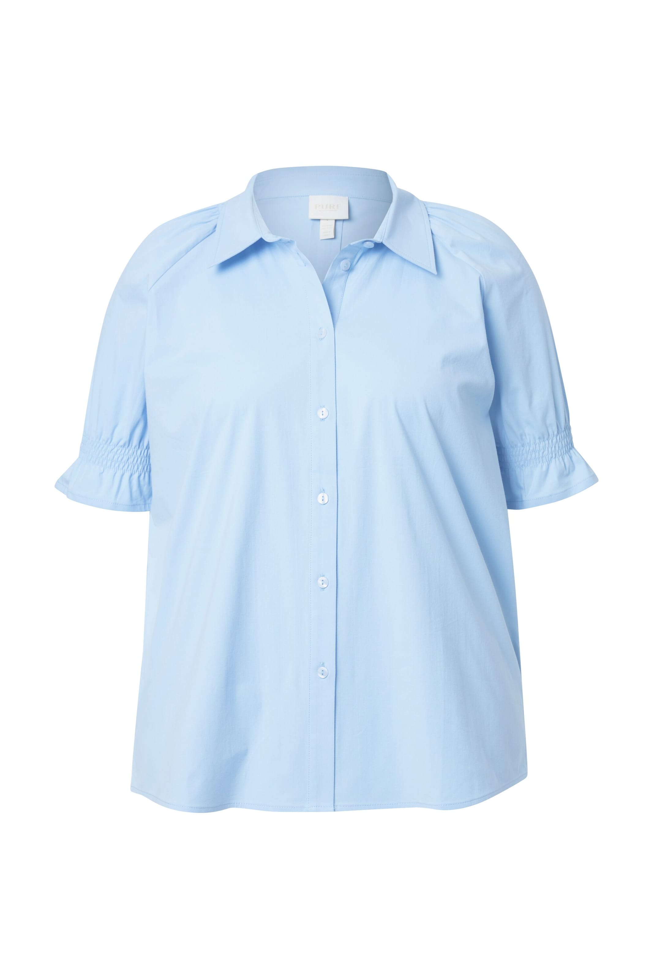 Ulla Popken Bluse in Blau: Vorderseite