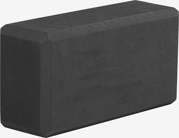 YOGISTAR.COM Yoga Block in Black: front