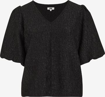 Bluză de la WE Fashion pe negru: față