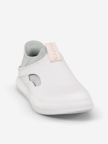 RALFY'S Classic Flats 'N1 Combo' in Grey: front