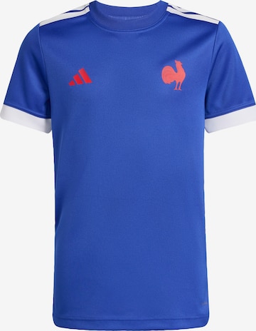 ADIDAS PERFORMANCE - Camiseta funcional 'Frankreich Rugby Home' en azul: frente