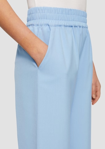 s.Oliver Wide leg Broek in Blauw