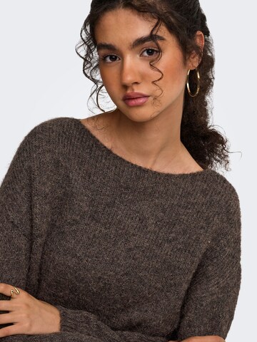 ONLY Pullover 'ONLFreja' in Braun