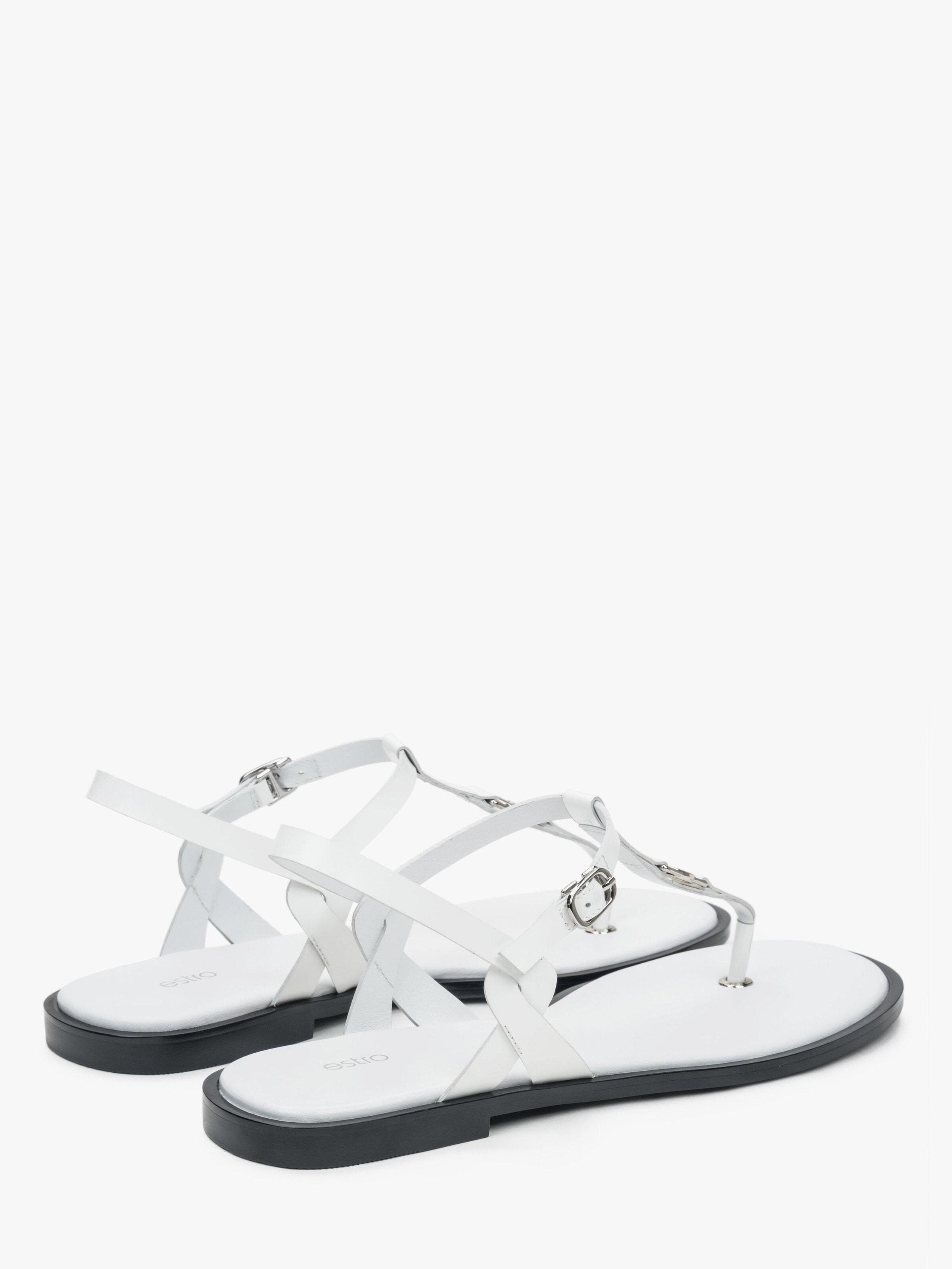 Estro Teenslipper '010-3' in Wit