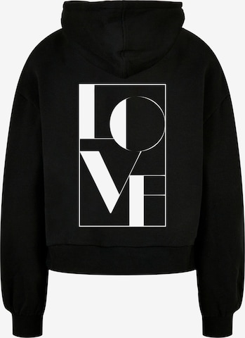 Merchcode Sweatshirt 'Love' in Zwart