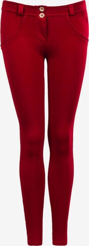 Freddy Skinny Pants in Red: front
