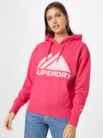 Superdry Sweatshirt in Pink: Vorderseite