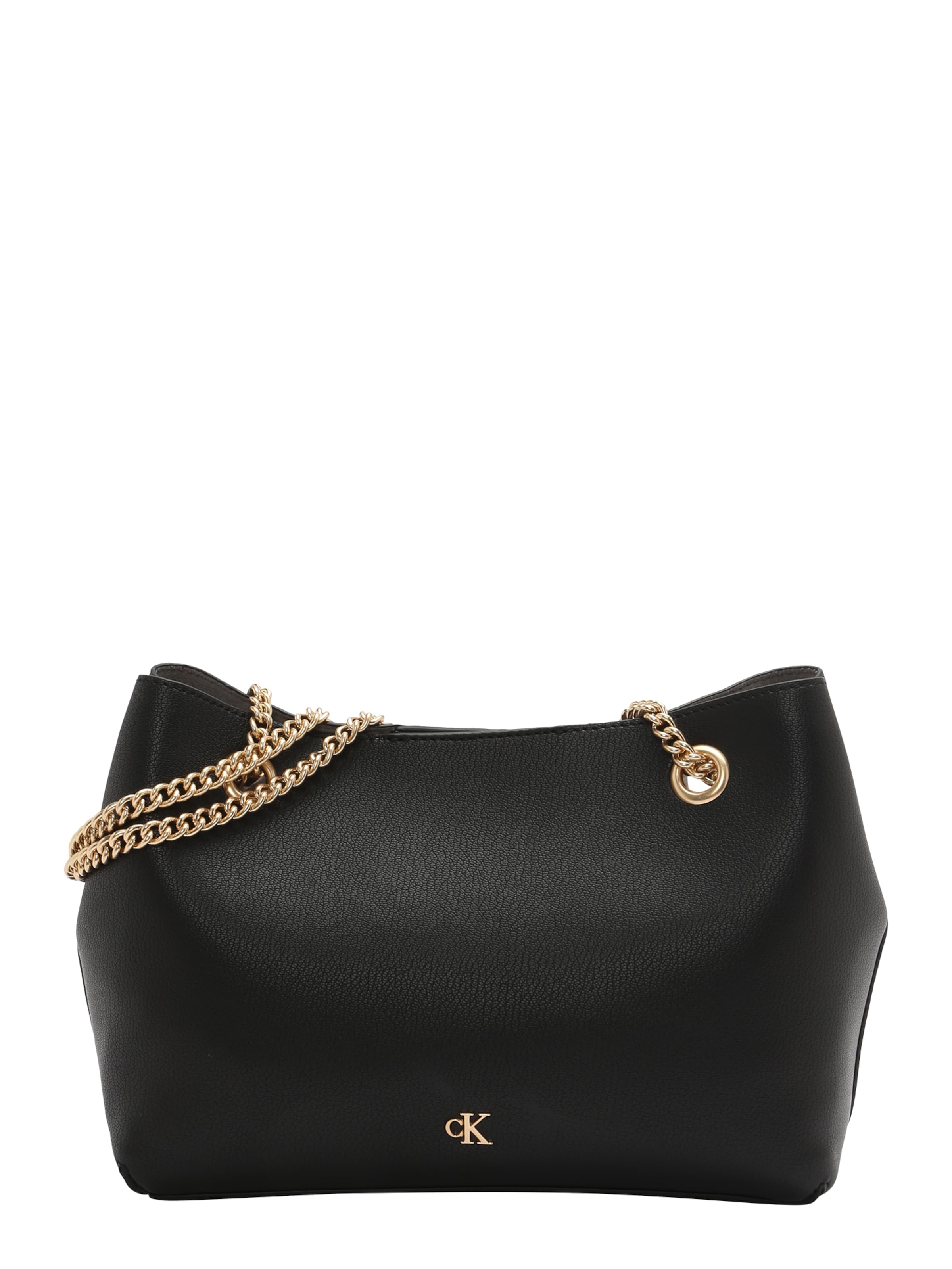 Borsa a spalla di Calvin Klein in nero: frontale