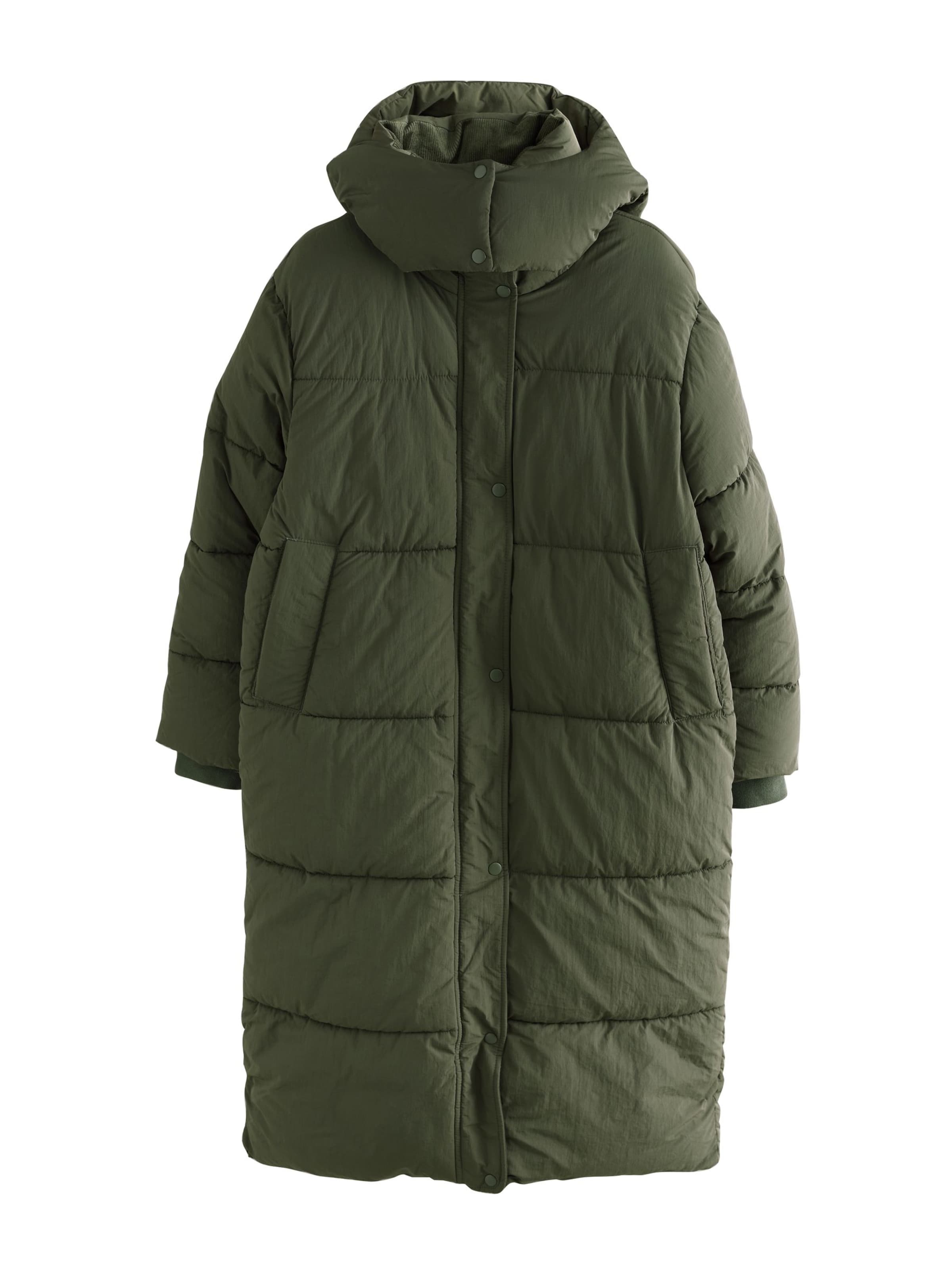 Next Зимнее пальто в Зеленый: спереди