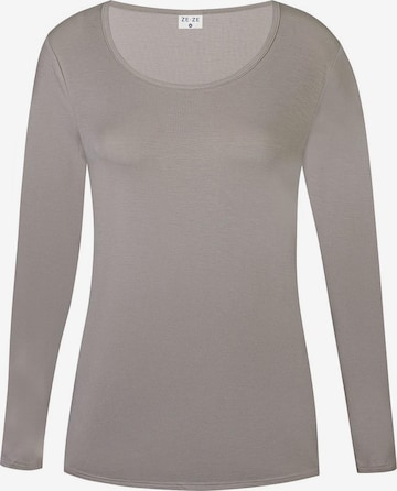 ze-ze Shirt 'Bella 458' in Grijs: voorkant