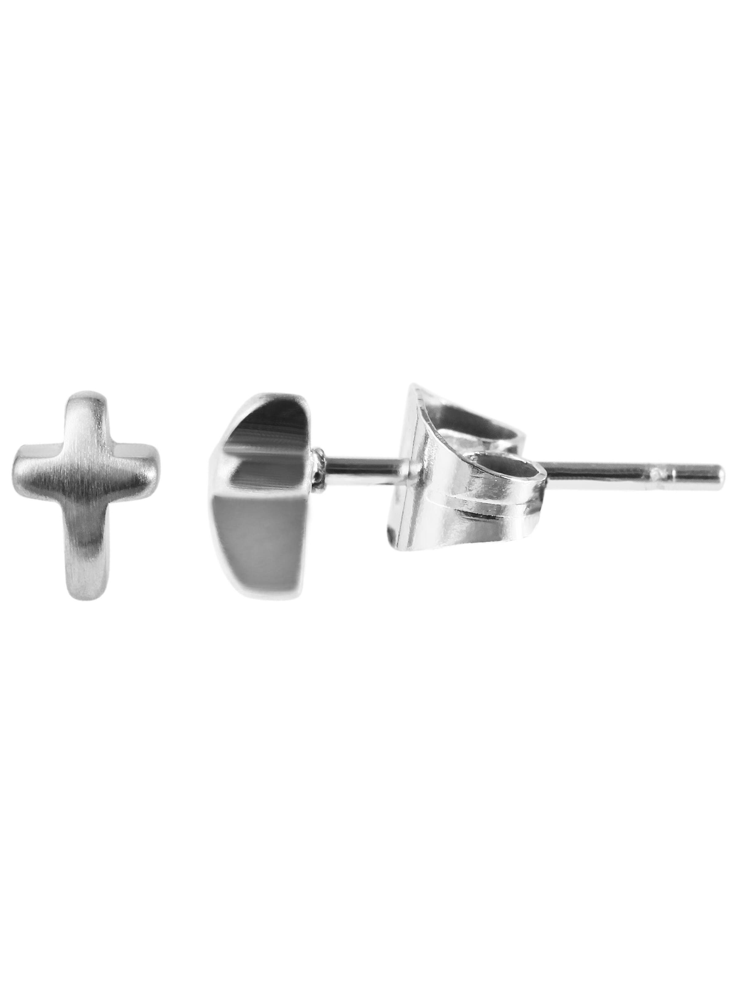 Akzent Jewelry Set 'Edelstahl silber' in Silver: front