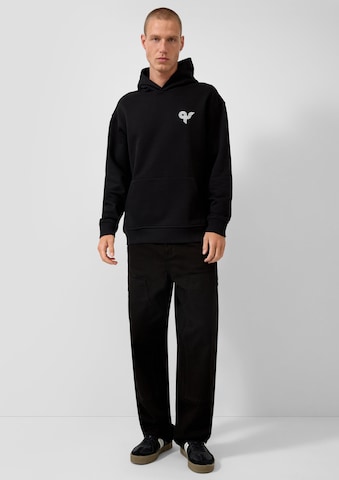 Sweat-shirt QS en noir