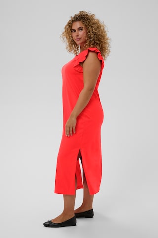 KAFFE CURVE Dress 'KCcaline' in Red