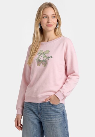 Sweat-shirt MYMO en rose : devant