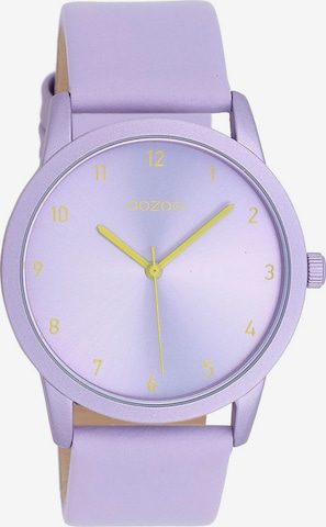 OOZOO Analog Watch in Purple: front