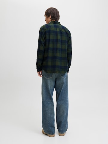 žalia JACK & JONES Standartinis modelis Marškiniai 'JJJAMES'