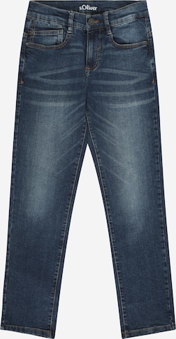 s.Oliver Regular Jeans in Blauw: voorkant