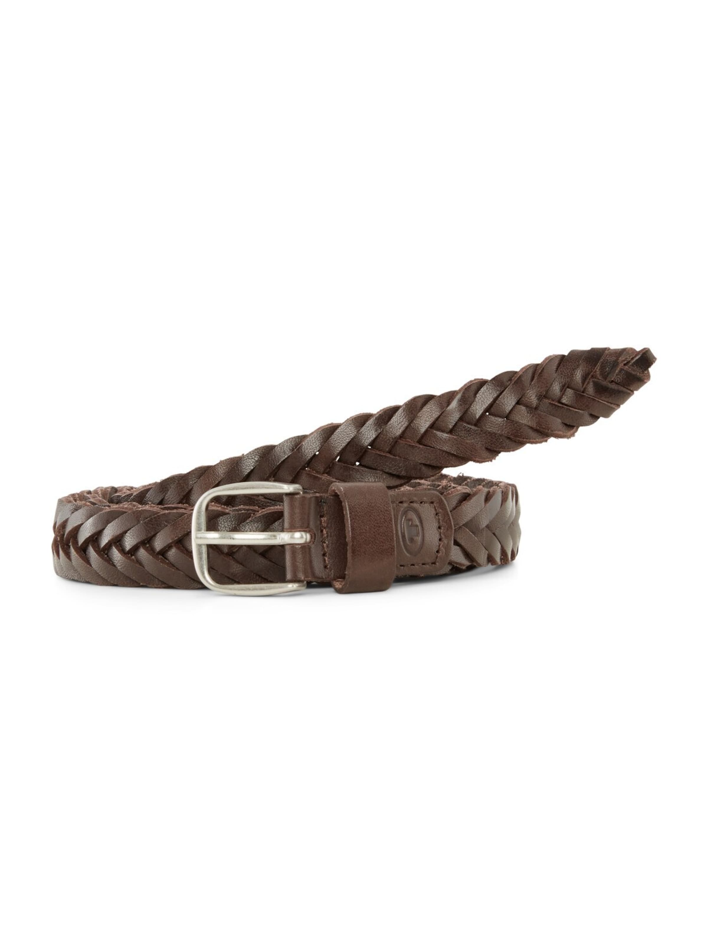 TOM TAILOR Opasek 'Claudette' – hnědá: přední strana