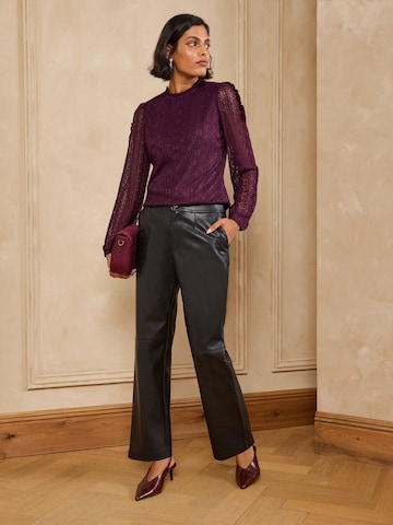 Camicia da donna di love & roses in lilla