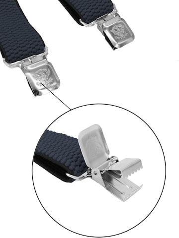 Fabio Farini Hosenträger 'X Form' in Blau