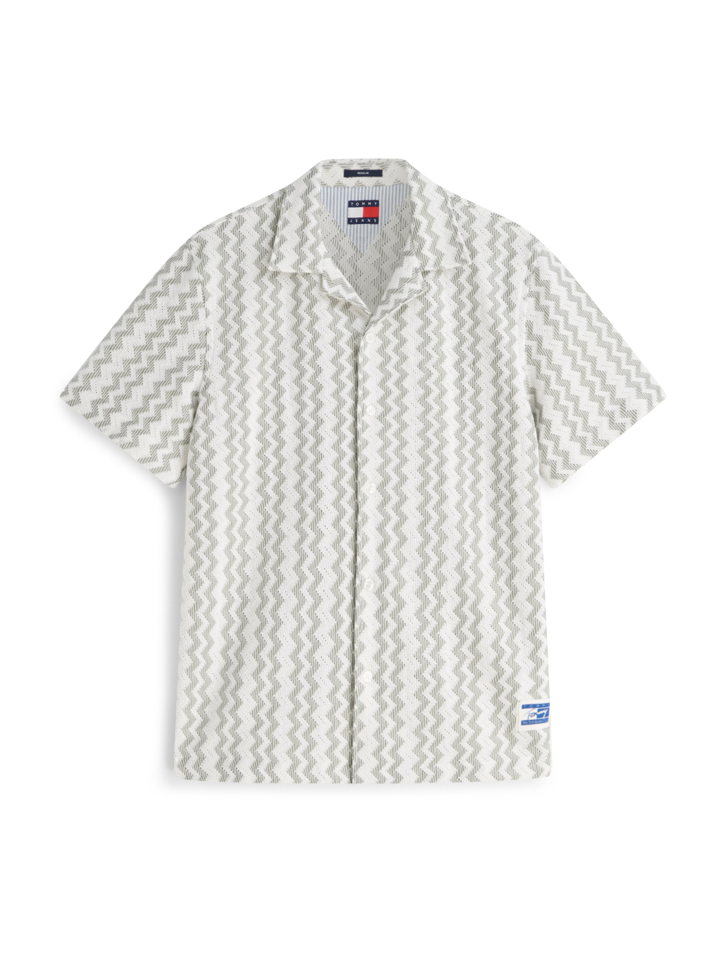 Camicia di Tommy Jeans in verde: frontale
