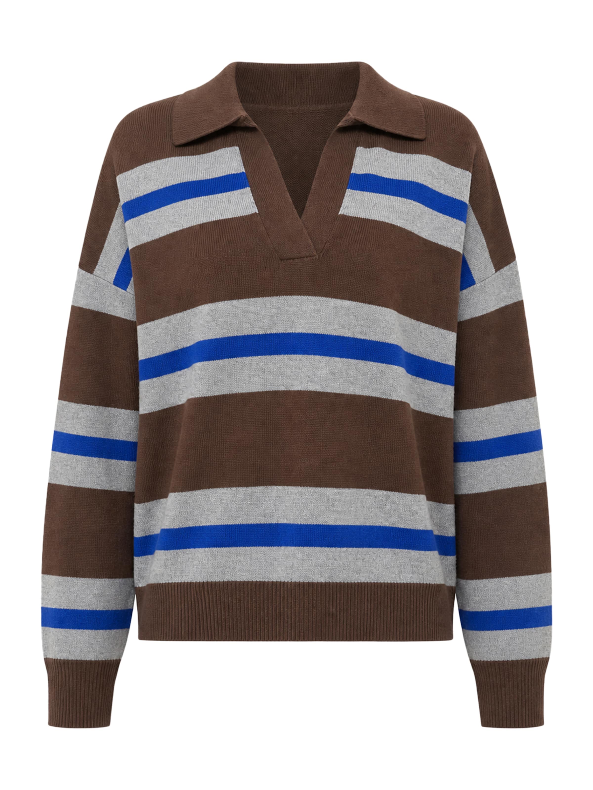 Pullover di BRAVE SOUL in marrone: frontale