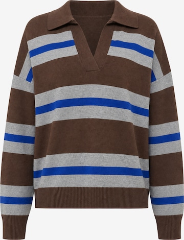 Pullover di BRAVE SOUL in marrone: frontale