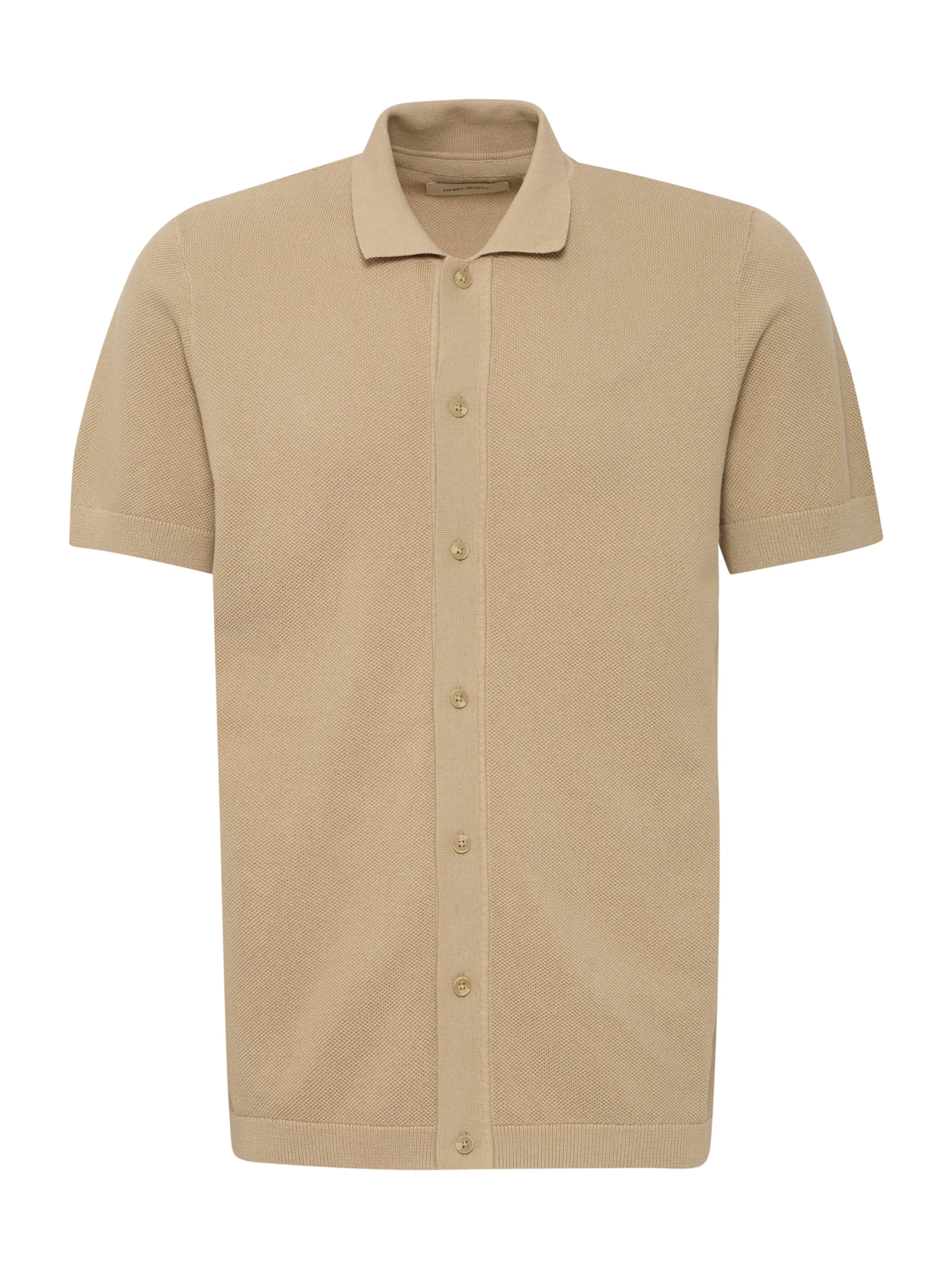 BLEND Regular fit Πουκάμισο 'BHALON' σε μπεζ: μπροστά