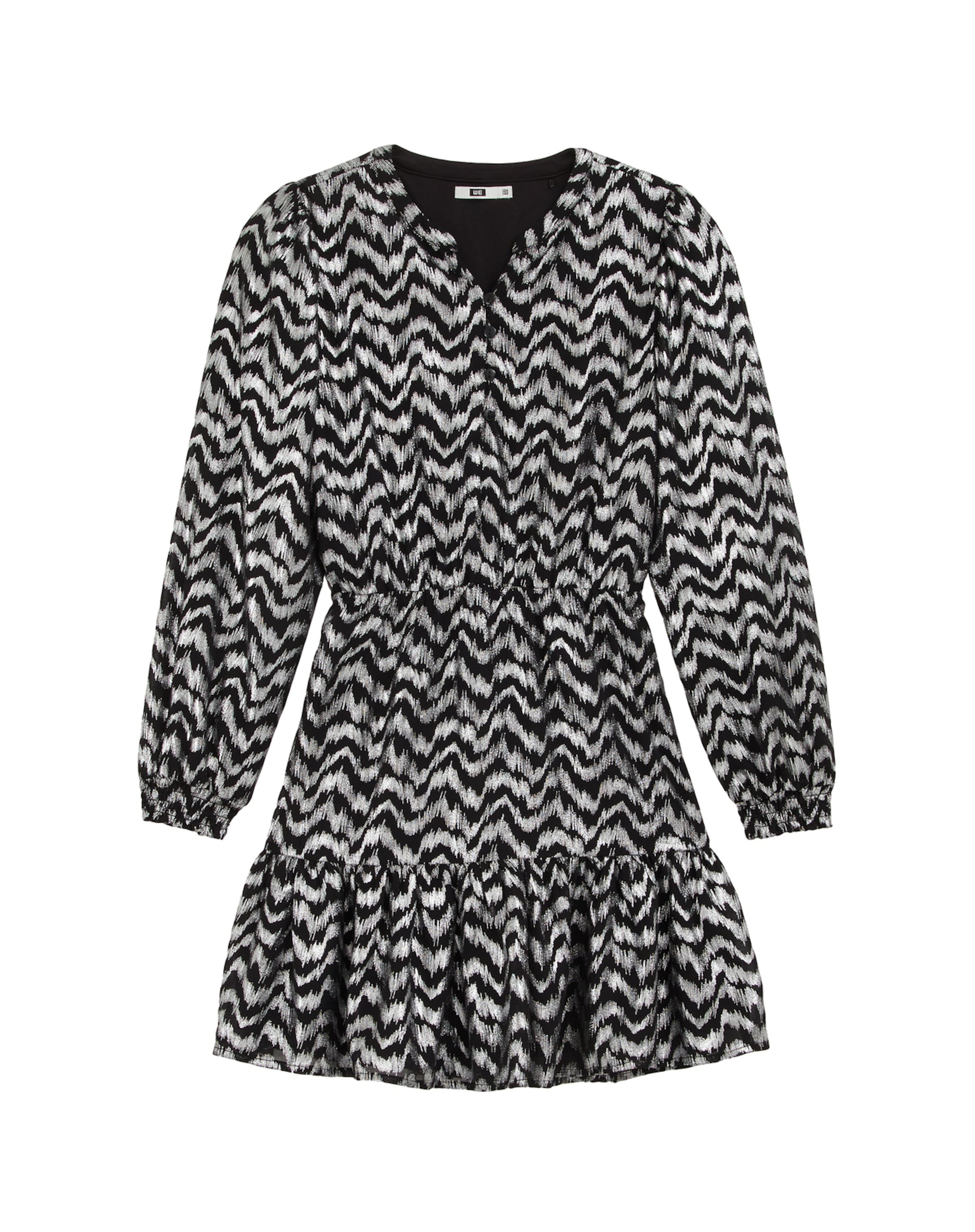 WE Fashion Klänning i svart: framsida