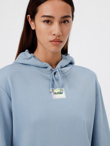 HUGO - Sweatshirt 'Dasara' em azul