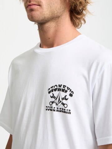 T-Shirt 'Stoneys BSC' Volcom en blanc