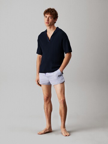 T-Shirt Calvin Klein Swimwear en bleu