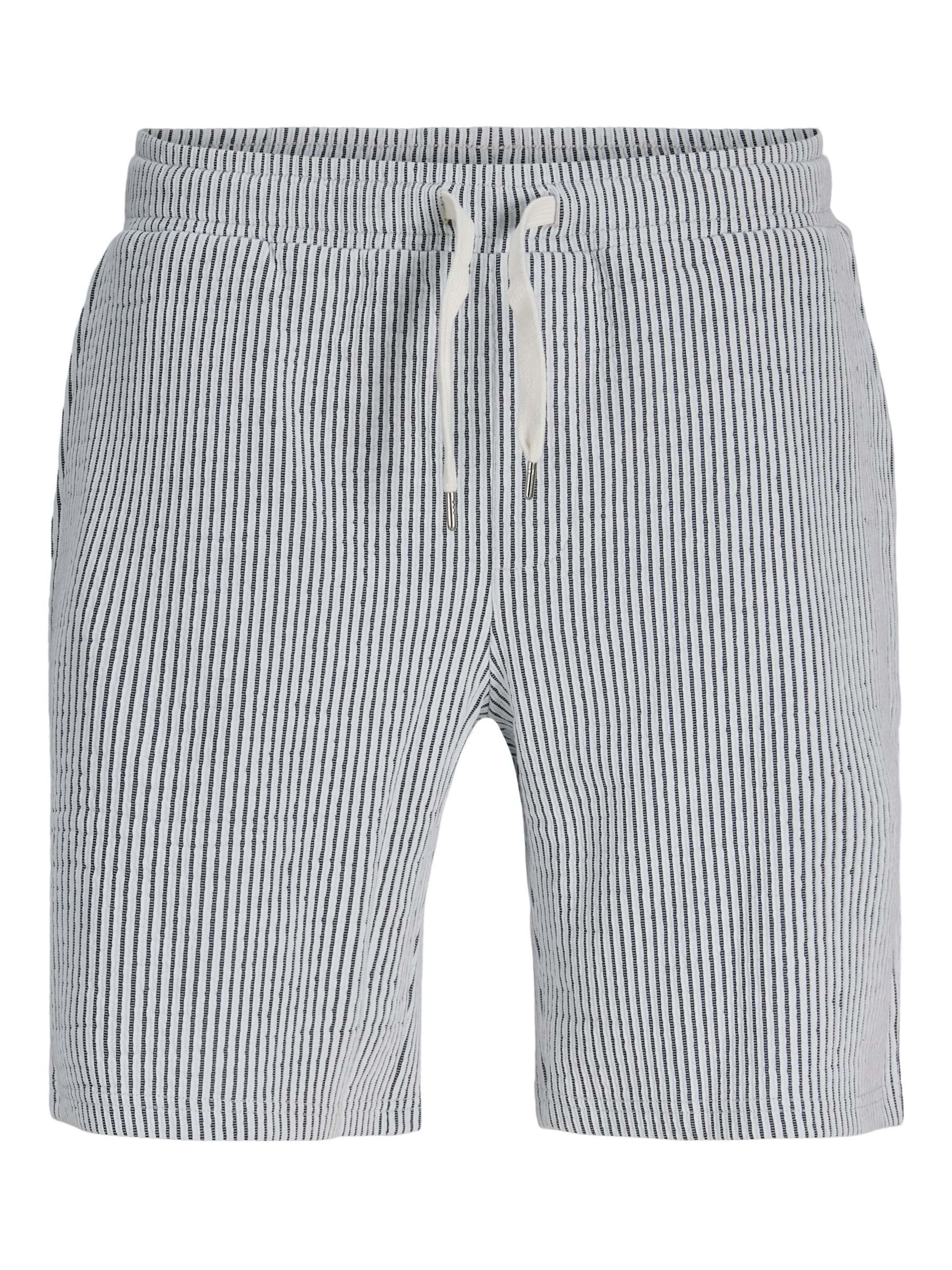 JACK & JONES Broek 'JPSTKarl May' in de kleur Navy / Wit, Productweergave