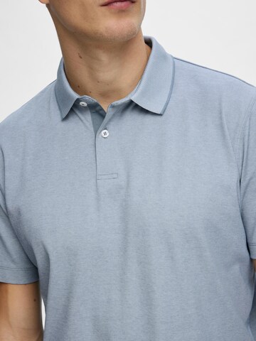 SELECTED HOMME Poloshirt 'Leroy' in Blau