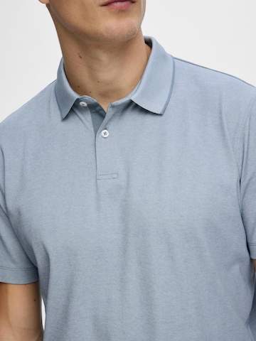 T-Shirt 'Leroy' SELECTED HOMME en bleu
