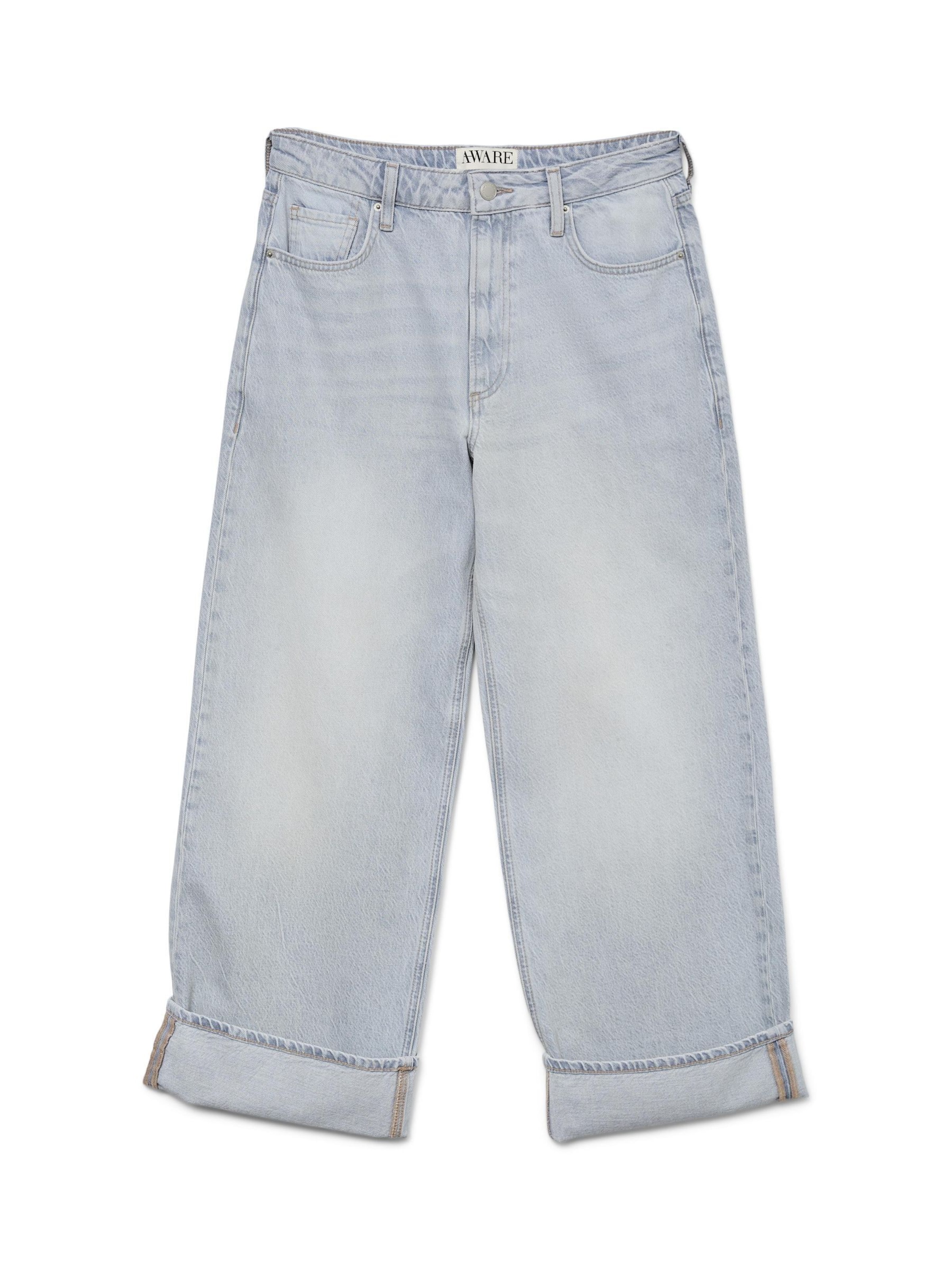 VERO MODA Wide leg Jeans 'VMDarcy' in Grijs: voorkant