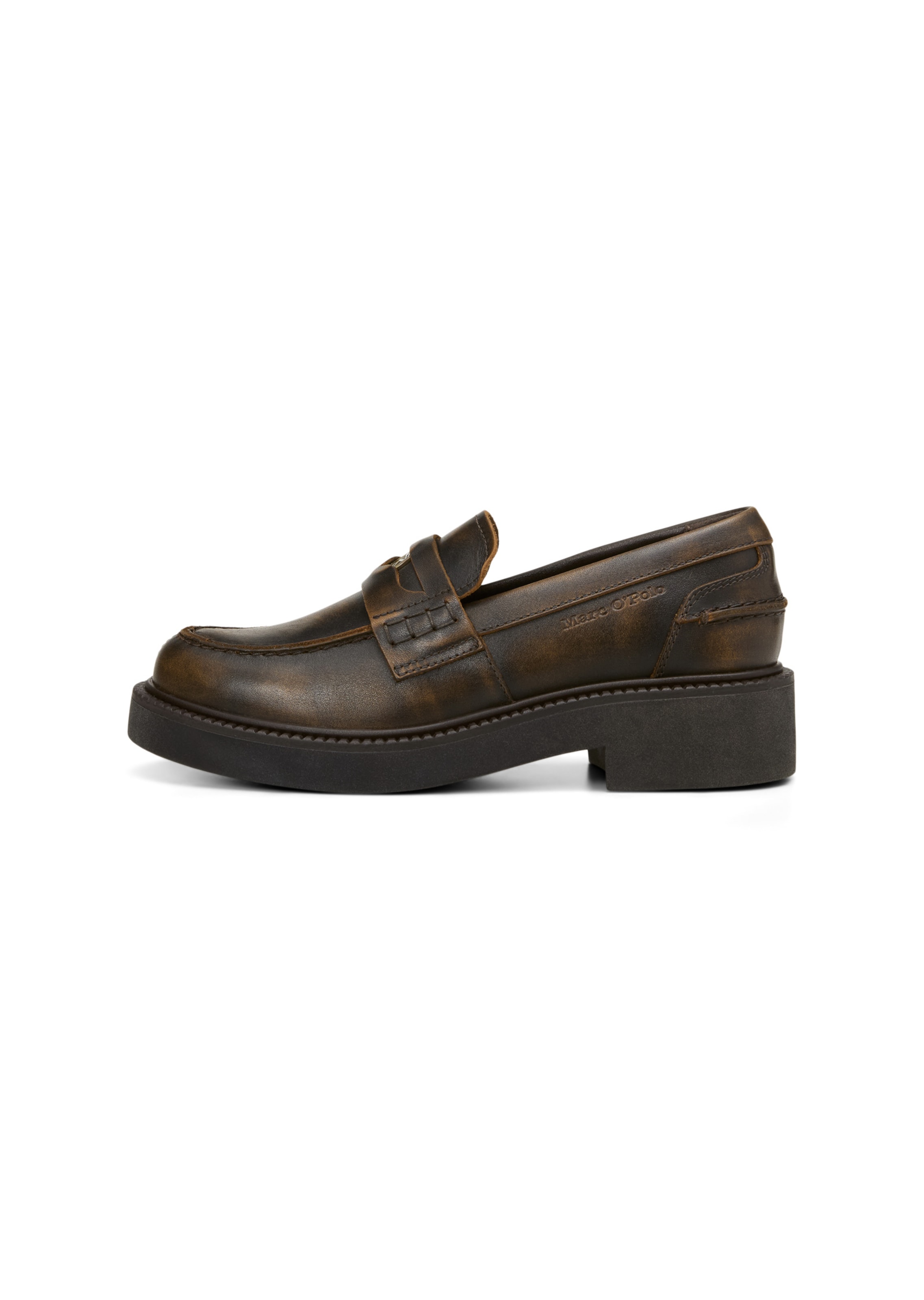 Marc O'Polo Slip-ons in Brown: front